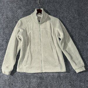 Columbia  Jacket Womens Small Green Fleece Full Zip Core Interchange Pockets